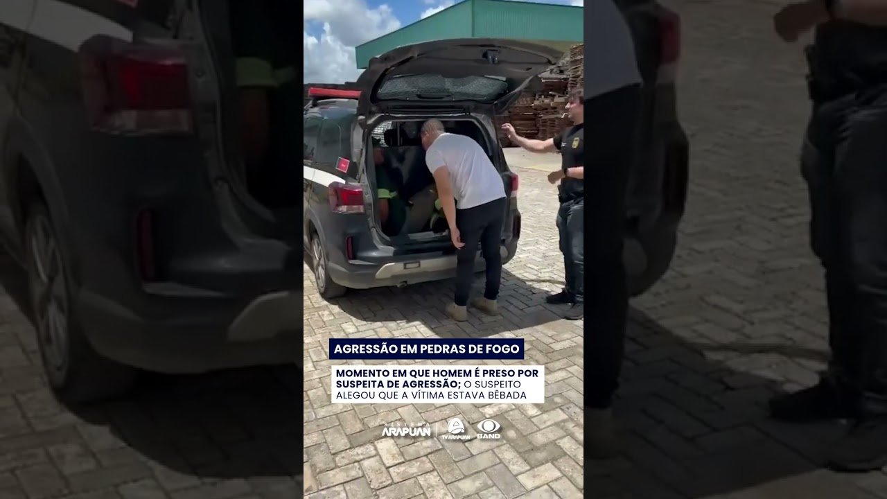 Homem chora ao ser preso após agredir covardemente a esposa na Paraíba!