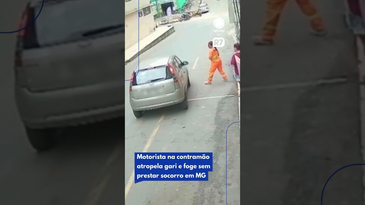 Motorista na contramão atropela mulher e foge sem prestar socorro em Minas Gerais!
