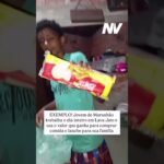 EXEMPLO! Jovem do Maranhão trabalha o dia inteiro em Lava-Jato e usa o valor que ganha para comprar comida e lanche para sua família