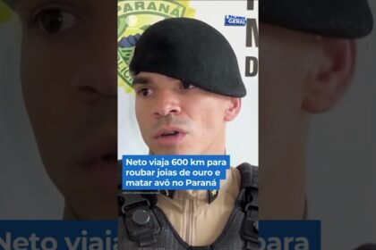 Neto viaja 600 km para roubar joias de ouro e matar avô no Paraná