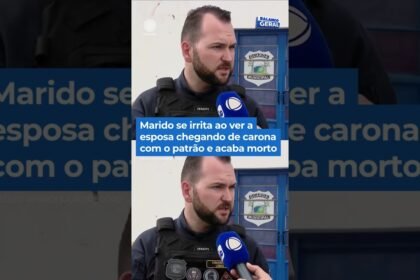 Marido se irrita ao ver a esposa chegando de carona com o patrão e acaba morto!