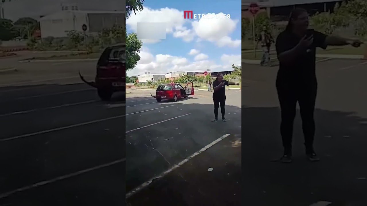 CANDIDATA PERDE CONTROLE DO CARRO E ATROPELA QUATRO EM EXAME DE CNH!