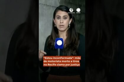Veja a revolta da mãe do motorista de UBER executado durante tentativa de assalto em Recife.