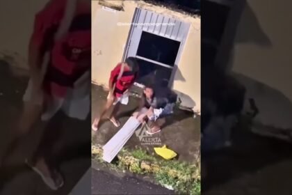 Até os portões de residências os criminosos estão roubando em Recife!