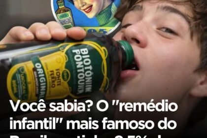 Você sabia? O “remédio infantil” mais famoso do Brasil continha 9,5% de álcool em sua composição