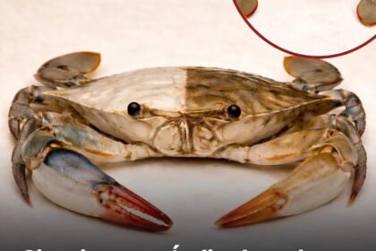 Cientistas na Índia descobrem um raro caranguejo que émetade macho e metade fêmea