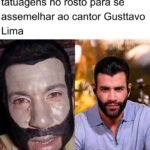 Homem gasta 3 mil reais em tatuagens no rosto para se assemelhar ao cantor Gusttavo Lima Homem gasta 3 mil reais em tatuagens no rosto para se assemelhar ao cantor Gusttavo Lima