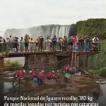 Parque Nacional do Iguaçu recolhe 383 kg de moedas jogadas por turistas nas cataratas