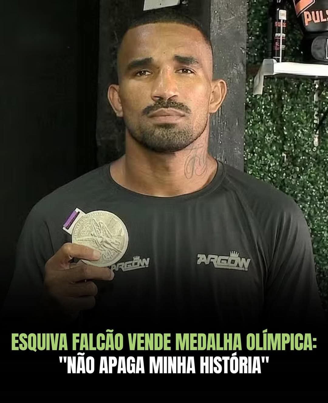 ESQUIVA FALCÃO VENDE MEDALHA OLÍMPICA: “NÃO APAGA MINHA HISTÓRIA”