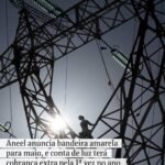 Aneel anuncia bandeira amarela para maio, e conta de luz terá cobrança extra pela 1a vez no ano