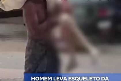 HOMEM LEVA ESQUELETO DA IRMÃ AO BANCO PARA RESGATAR DINHEIRO