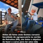 Antes da fama João Gomes cursava faculdade de agropecuária no sertão de Petrolina (PE), ele tinha o objetivo de fazer o curso para ter uma vida simples e tranquila no campo