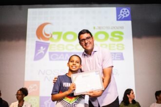 Em Camaragibe, Diego Cabral participa da abertura dos Jogos Escolares (JECS) 2026