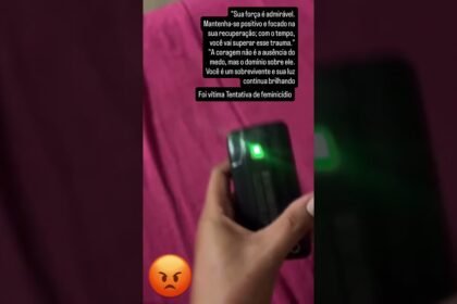 Esse é o botão do pânico ou botão Maria da Penha ! Um dispositivo que salva a vidas de mulheres.