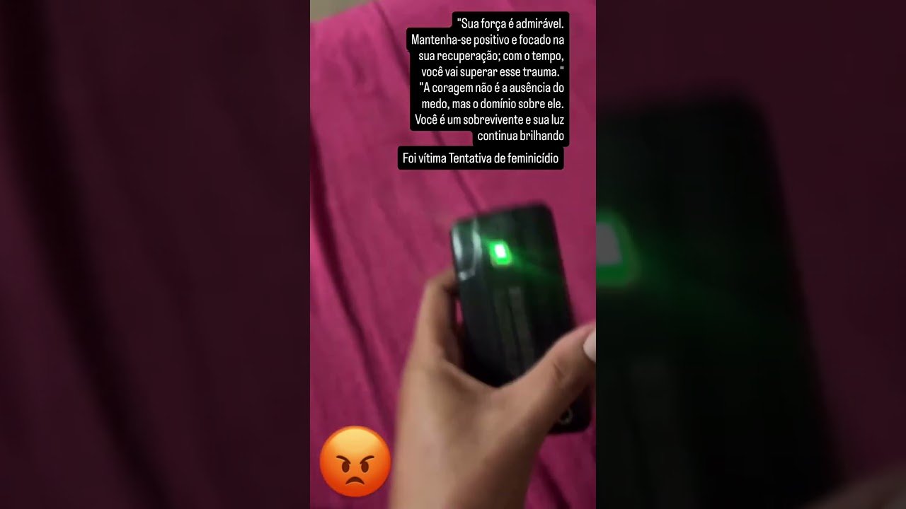 Esse é o botão do pânico ou botão Maria da Penha ! Um dispositivo que salva a vidas de mulheres.