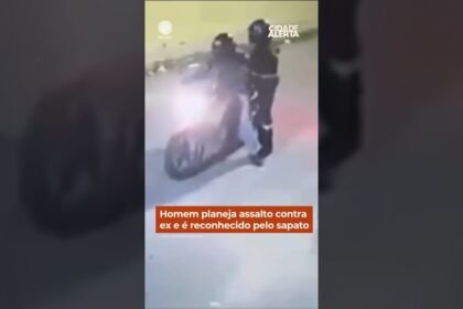 Homem planeja assalto contra ex e é reconhecido pelo sapato !