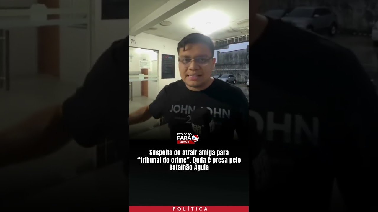 Suspeita de atrair amiga para “tribunal do crime”, Duda é presa pelo Batalhão Águia