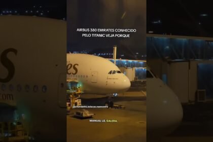 AIRBUS 380 EMIRATES CONHECIDO PELO TITANIC VEJA PORQUE !