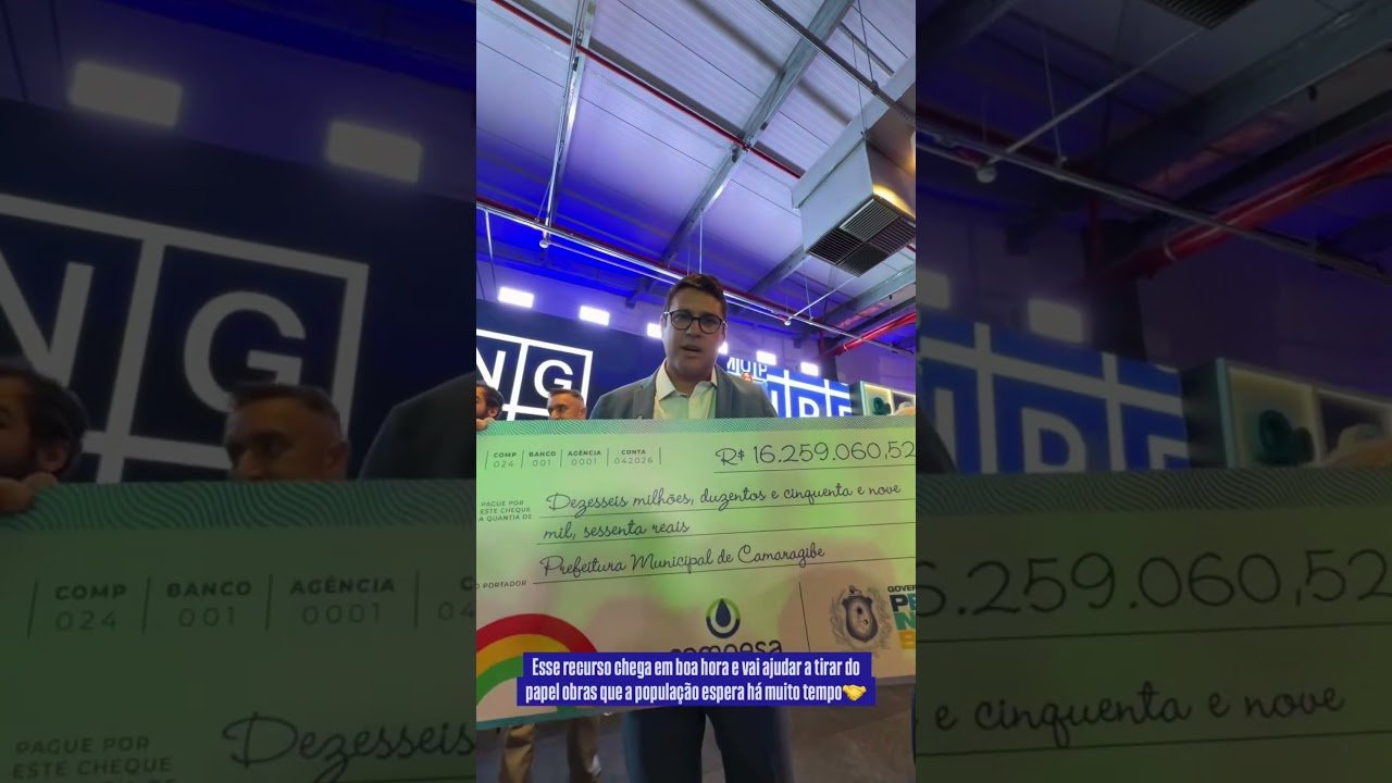 Diego Cabral garante R$ 16,2 milhões para obras de água e saneamento para Camaragibe durante congresso da Amupe