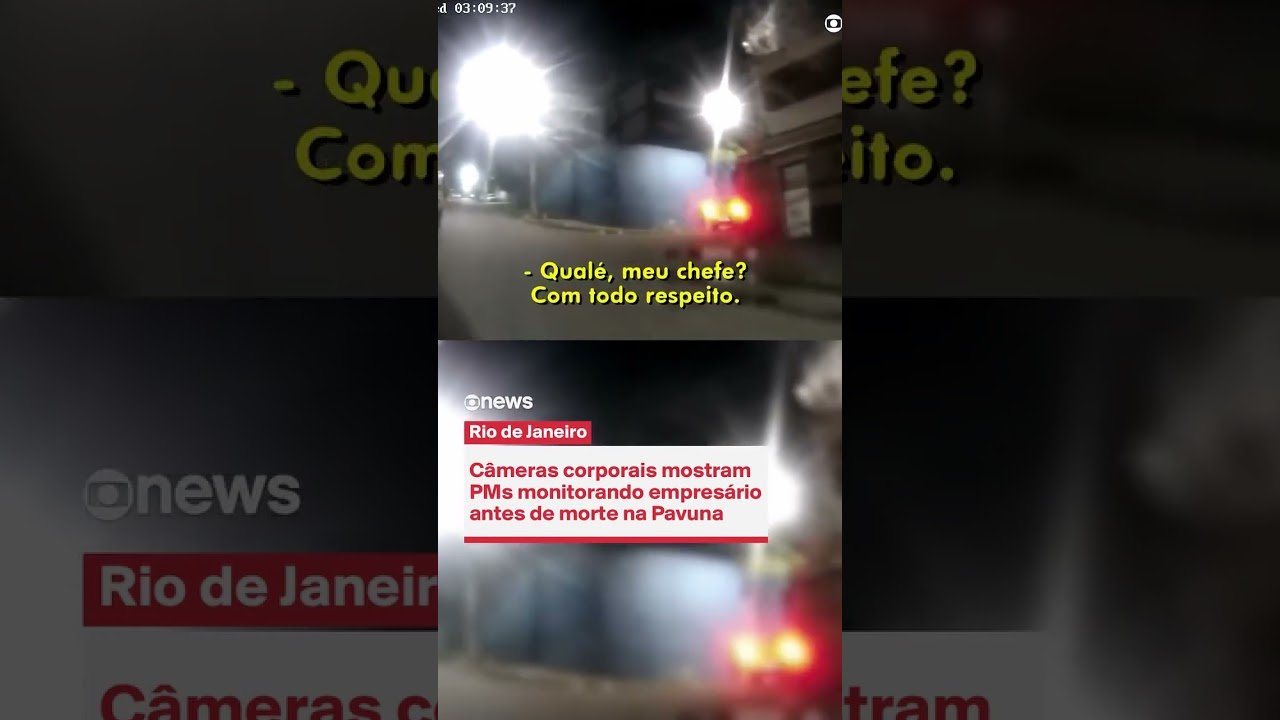 Câmeras mostraram como policiais militares executaram covardemente empresário no Rio de Janeiro!