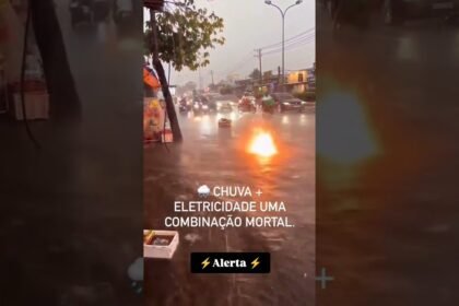 CHUVA + ELETRICIDADE UMA COMBINAÇÃO MORTAL
