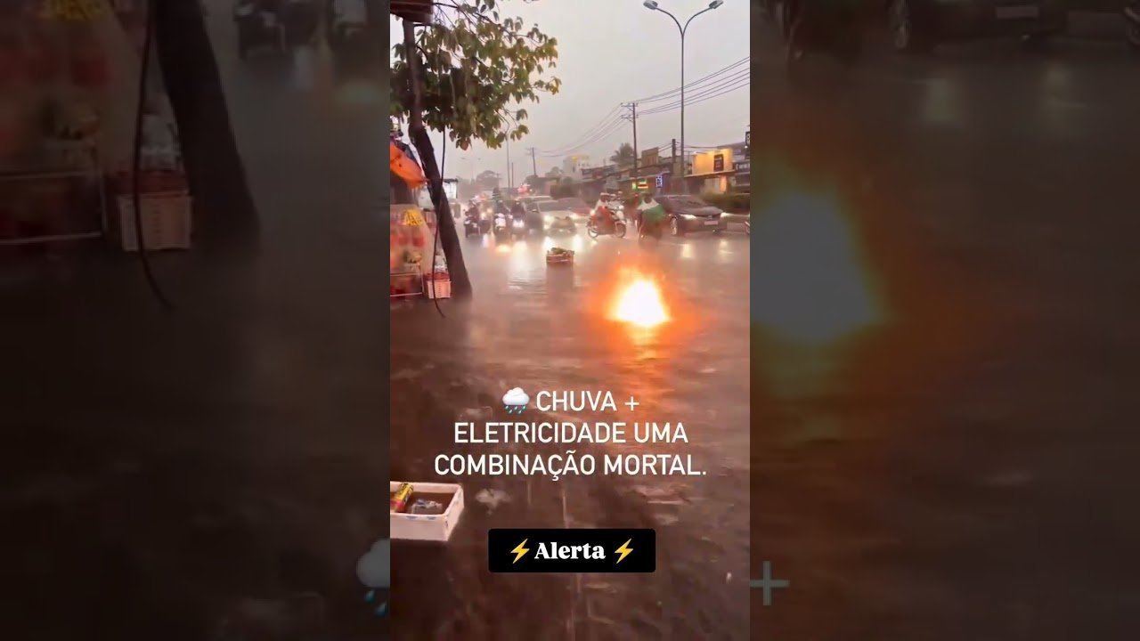 CHUVA + ELETRICIDADE UMA COMBINAÇÃO MORTAL