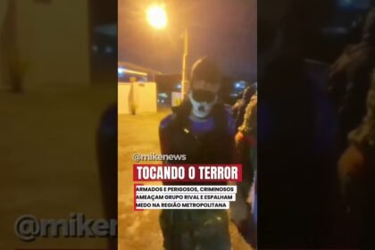 Traficantes fortemente armados estão tocando o terror em Jaboatão dos Guararapes!