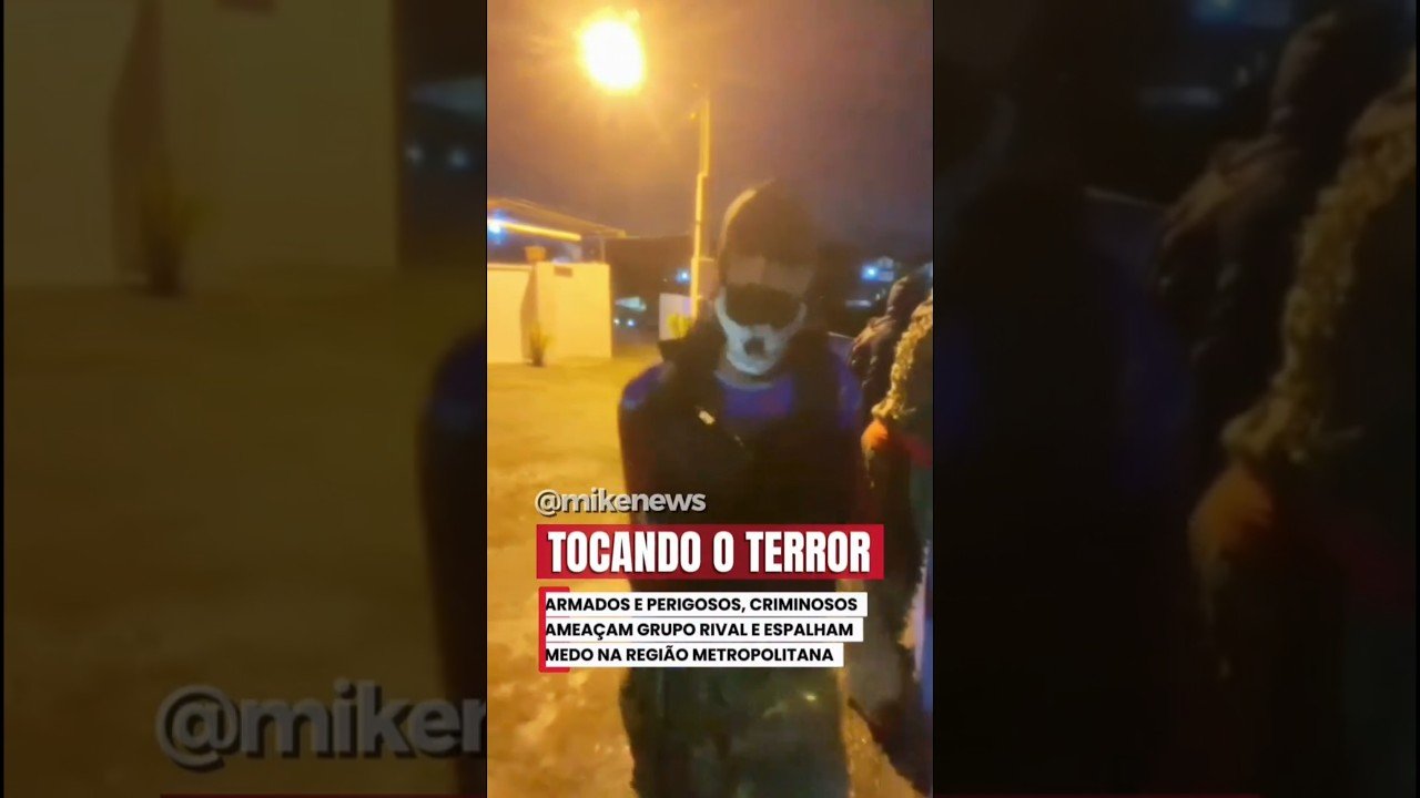 Traficantes fortemente armados estão tocando o terror em Jaboatão dos Guararapes!