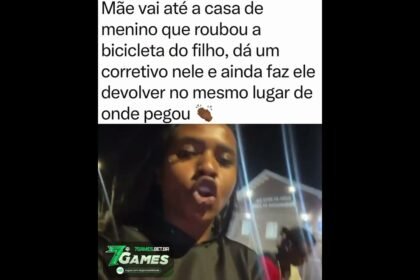 Mãe vai atrás de ladrão que roubou a bicicleta do seu filho! 😱