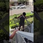 Ladrão é flagrado roubando portão de residência em plena luz do dia no Paraná!