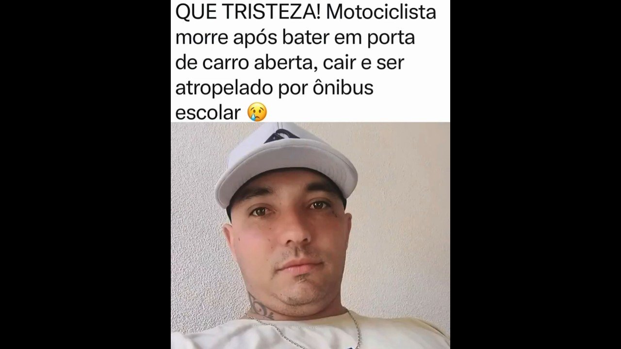 Um motociclista de 32 anos morreu após ser atropelado por um ônibus escolar em São Paulo.