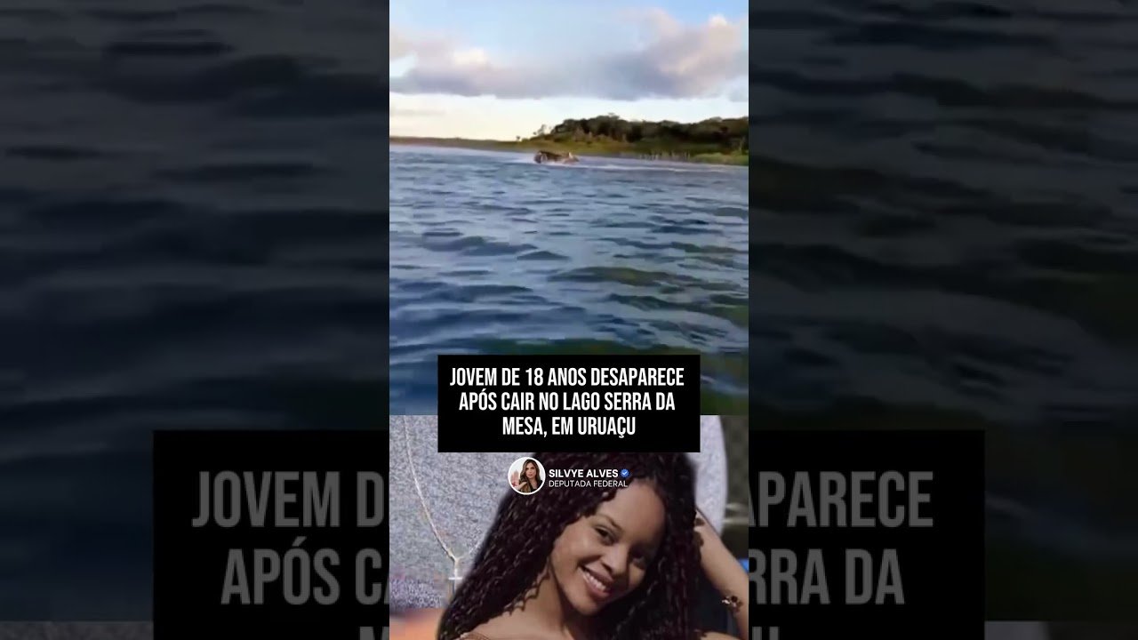 JOVEM DE 18 ANOS DESAPARECE APÔS CAIR NO LAGO SERRA DA MESA, EM URUAÇU