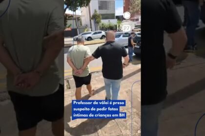Professor de vôlei é preso suspeito de pedir fotos íntimas de crianças em BH