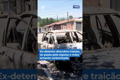Ex-presidiário descobre traição, se passa pela esposa e mata amante carbonizado