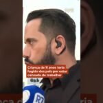 Criança de 11 anos teria fugido dos pais por estar cansada de trabalhar