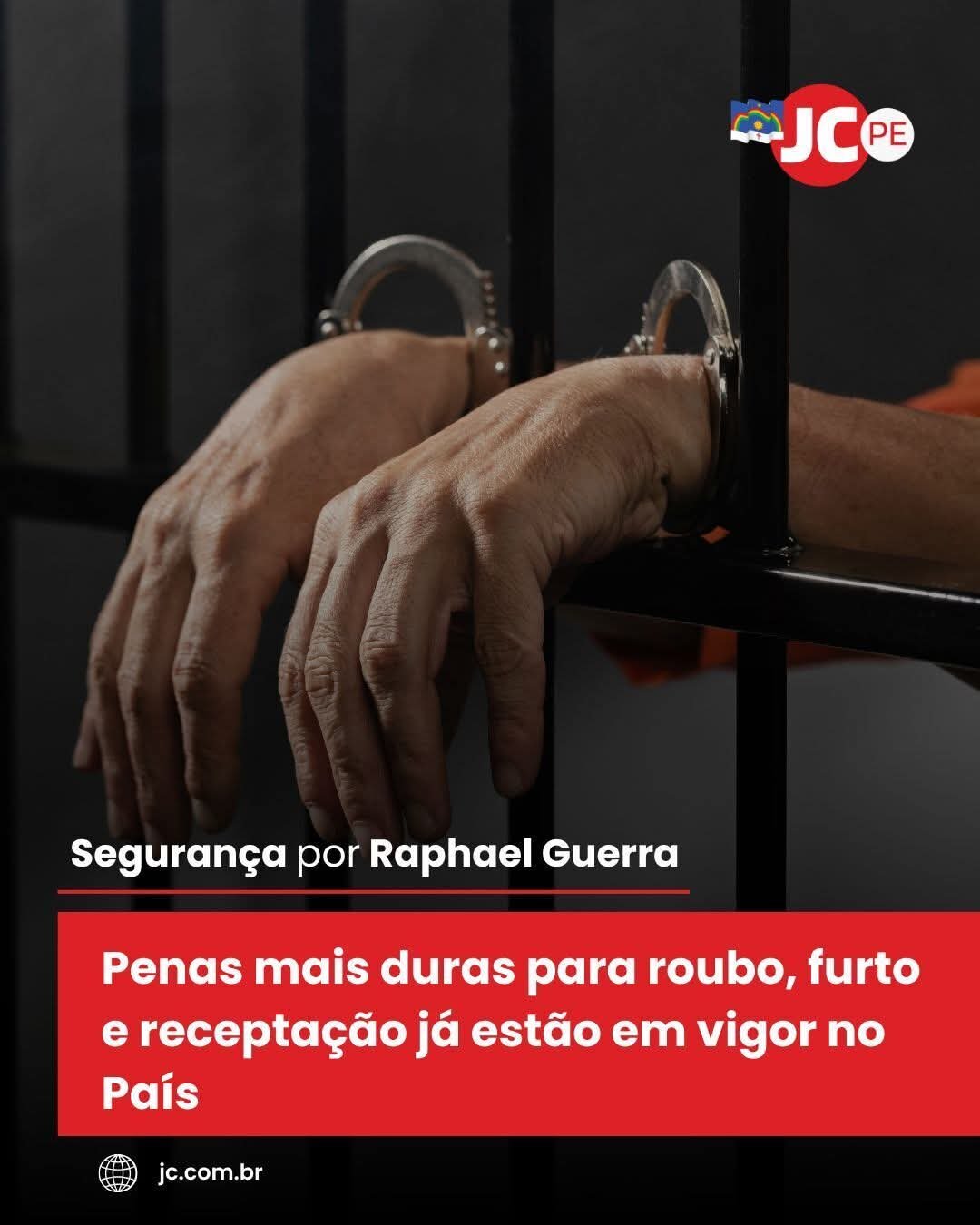 Penas mais duras para roubo, furto e receptação já estão em vigor no País