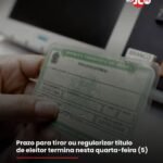 Prazo para tirar ou regularizar título de eleitor termina nesta quarta-feira (5)
