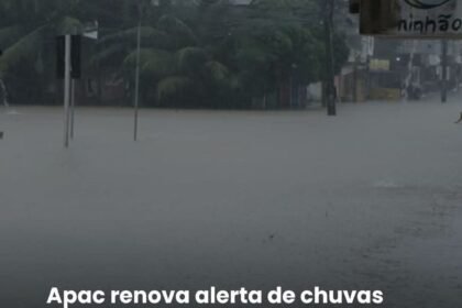 Apac renova alerta de chuvas para o Grande Recife e outras três regiões de Pernambuco