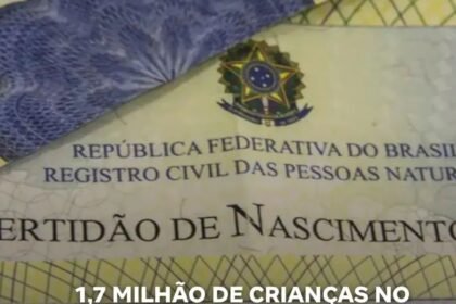 1,7 MILHÃO DE CRIANÇAS NO BRASIL NÃO POSSUEM NOME DO PAI NA CERTIDÃO
