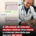 A dificuldade de entender receitas médicas virou meme e a internet descobriu que isso tem até nome