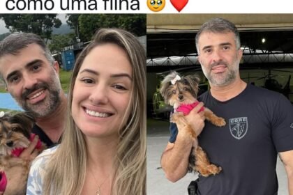 O policial Felipe não tinha filhos, mas era muito apegado à sua cachorrinha, que considerava como uma filha O policial Felipe não tinha filhos, mas era muito apegado à sua cachorrinha, que considerava como uma filha