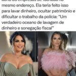 Segundo o delegado, Deolane Bezerra abriu 35 empresas de fachada no mesmo endereço. Ela teria feito isso para lavar dinheiro, ocultar patrimônio e dificultar o trabalho da polícia: “Um verdadeiro oceano de lavagem de dinheiro e sonegação fiscal”