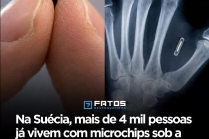Na Suécia, mais de 4 mil pessoas já vivem com microchips sob a pele. Eles são usados para abrir portas, substituir cartões e armazenar dados pessoais.