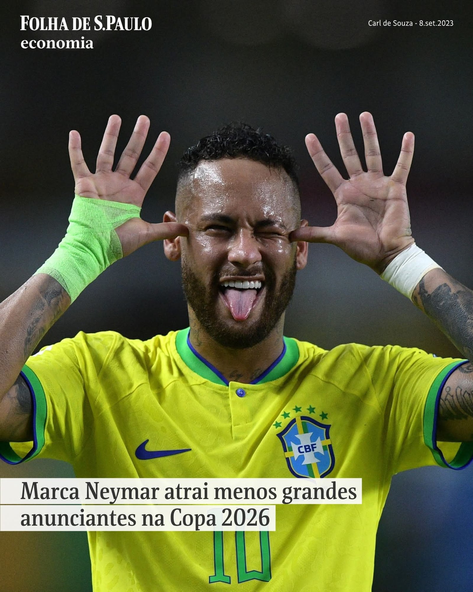 Marca Neymar atrai menos grandes anunciantes na Copa 2026