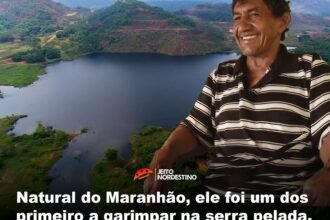 Natural do Maranhão, ele foi um dos primeiro a garimpar na serra pelada, tirou sozinho 411 kg de ouro, foi um dos mais ricos, mas gastou tudo, e viveu o fim da vida na simplicidade
