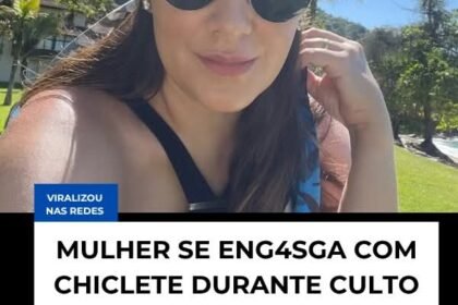 EMPRESÁRIA SE ENGASGA COM CHICLETE DURANTE CULTO EVANGÉLICO E ACABA MORRENDO