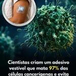 Cientistas criam um adesivo vestível que mata 97% das células cancerígenas e evita cirurgia