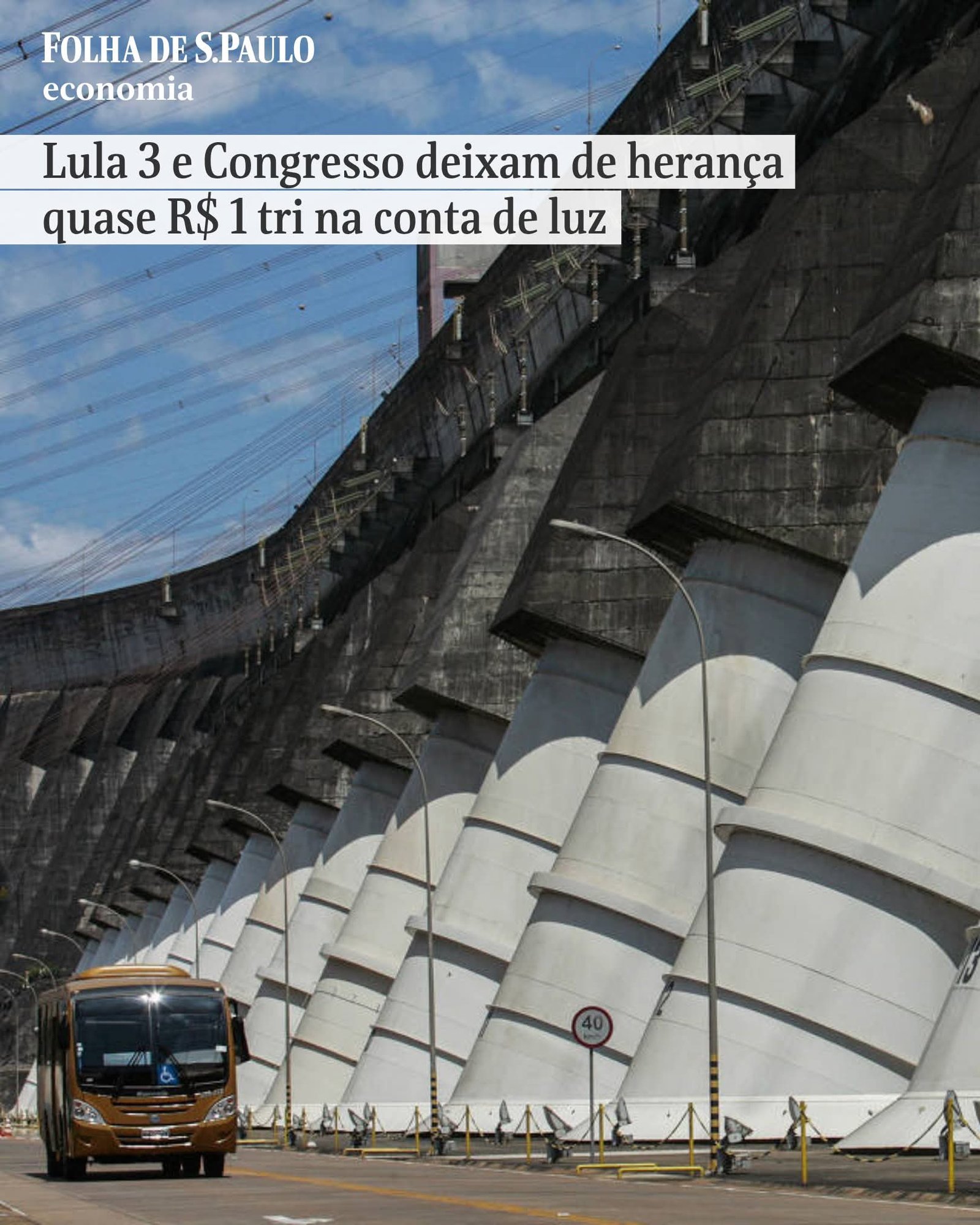 Lula  e Congresso deixam de herança quase R$ 1 tri na conta de luz