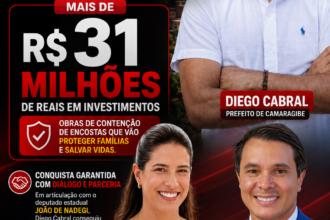 DIEGO CABRAL GARANTE INVESTIMENTO HISTÓRICO PARA AS ÁREAS DE MORRO DE CAMARAGIBE !