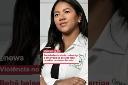 Bebê baleado ainda na barriga é enterrado no colo da mãe; casal foi morto no Recreio dos Bandeirantes no Rio de Janeiro